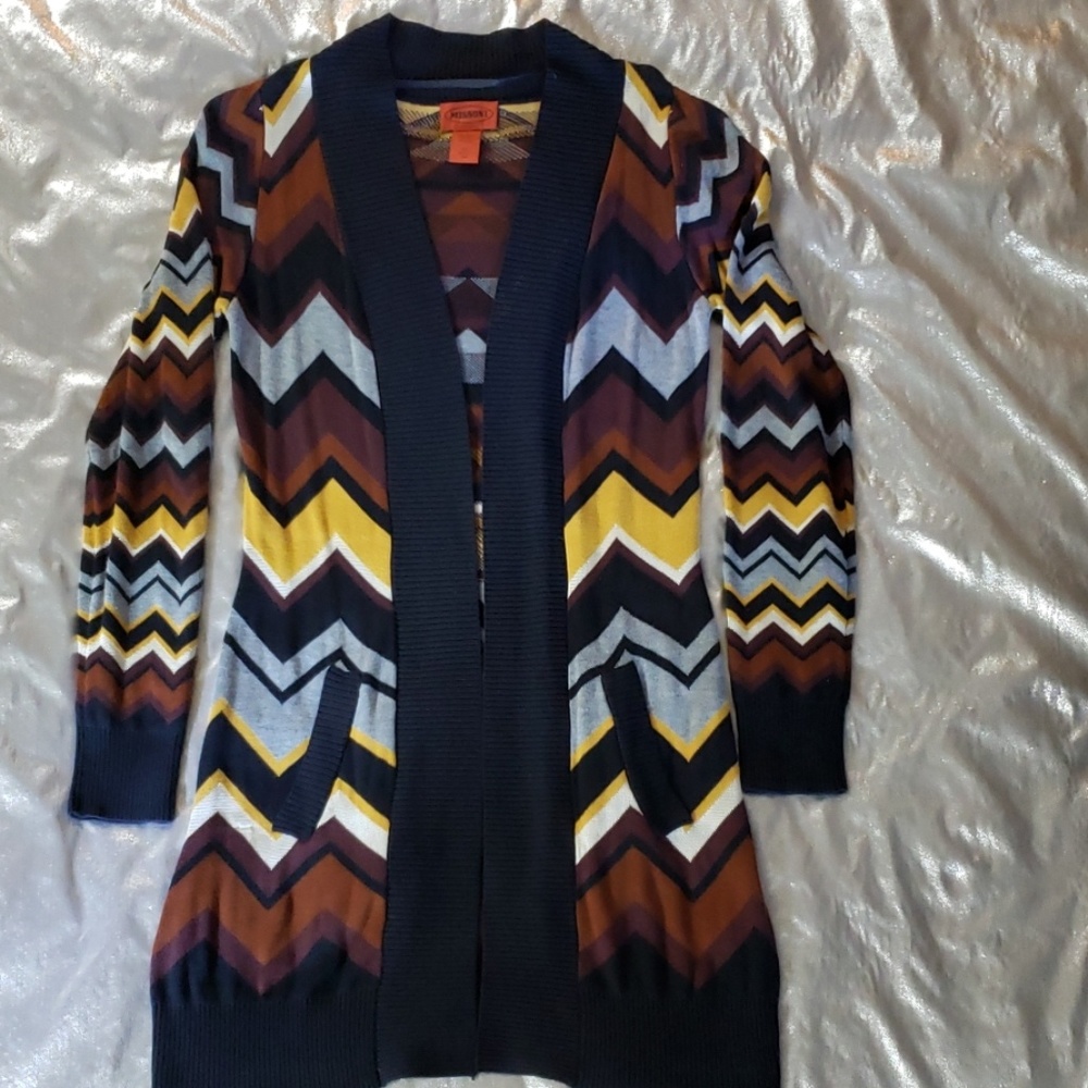 Missoni Long Sleeve Open Front Cardigan
